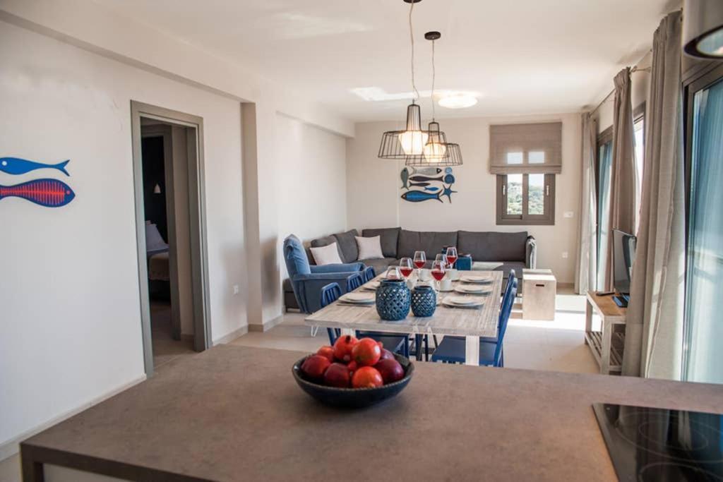 New Villa Blue With Private Pool At Trapezaki Livathos  Exterior photo